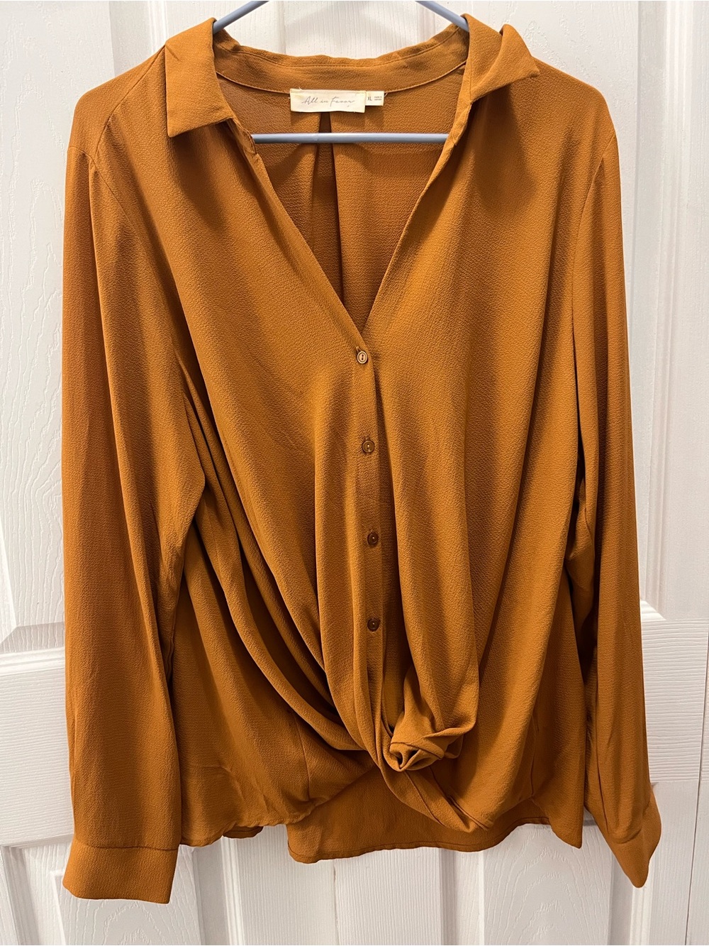 Mustard Yellow Blouse